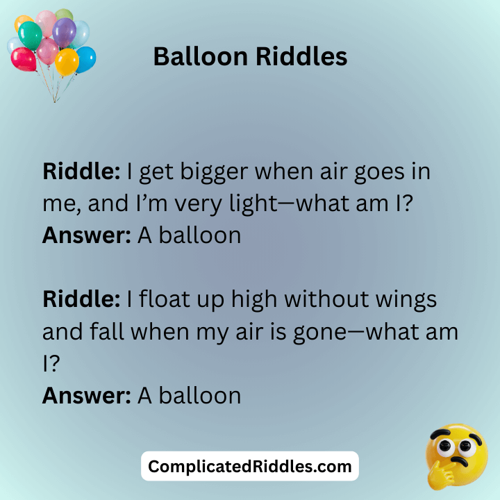 Balloon Riddles