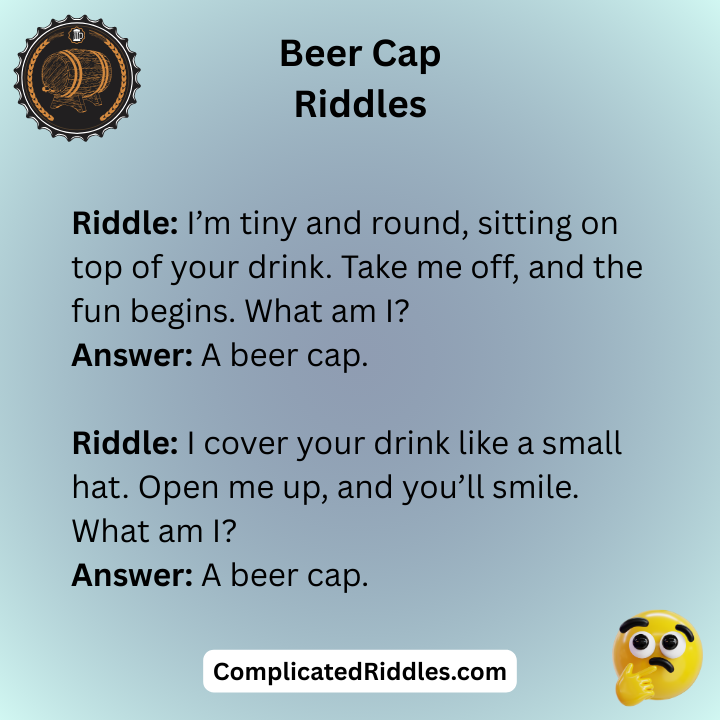 Beer Cap Riddles