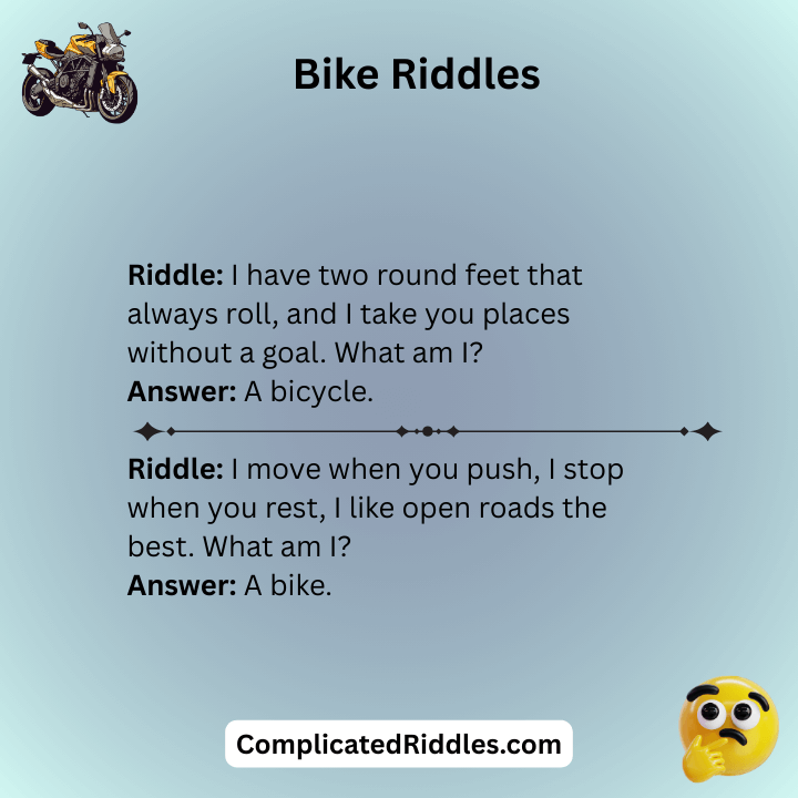 Bike Riddles With Answers