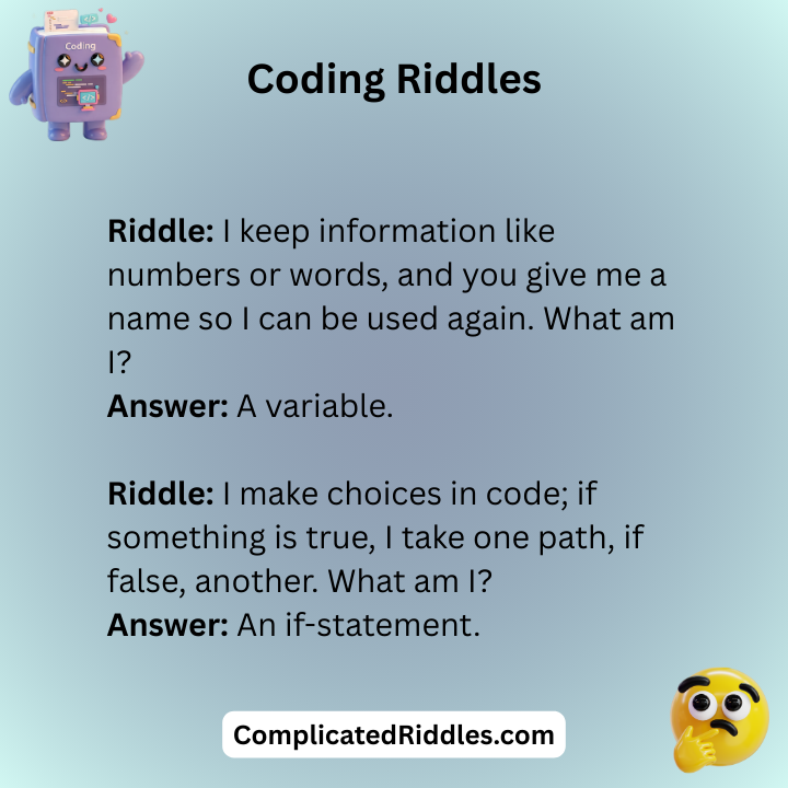 Coding Riddles For Adults