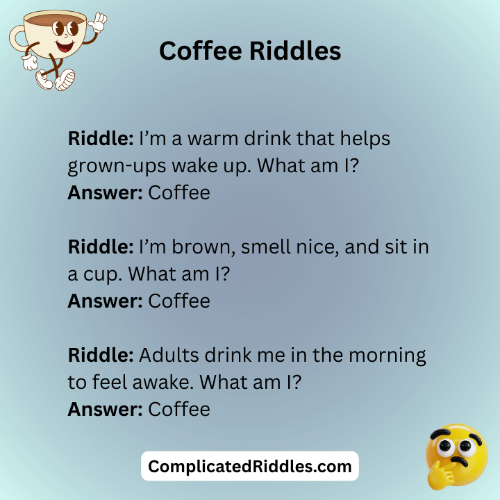 Coffee Riddles For Kids