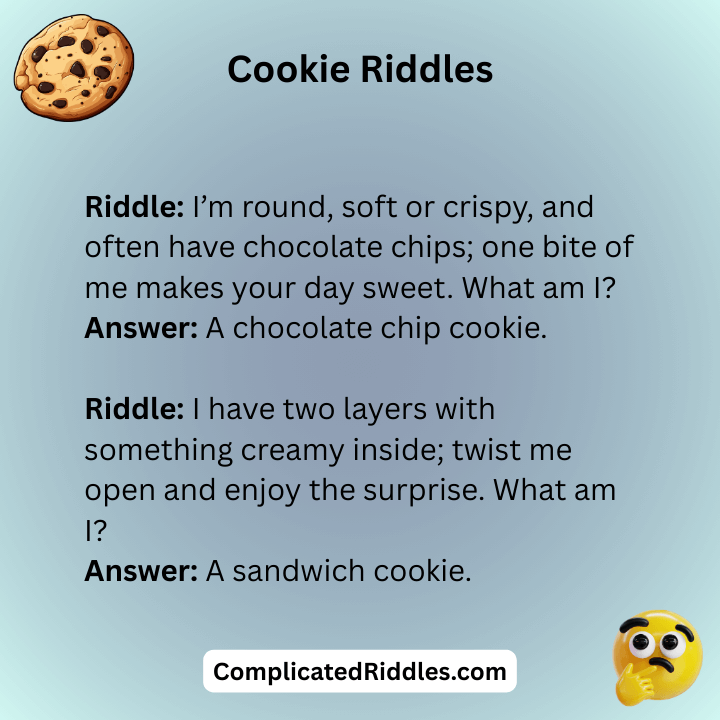 Cookie Riddles For Adults