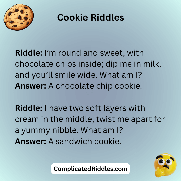 Cookie Riddles For Kids
