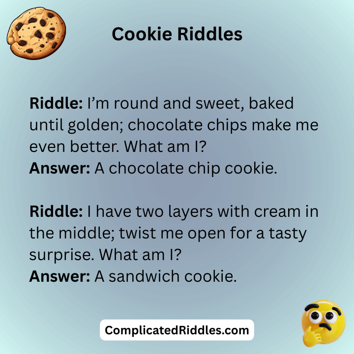 Cookie Riddles With Answers