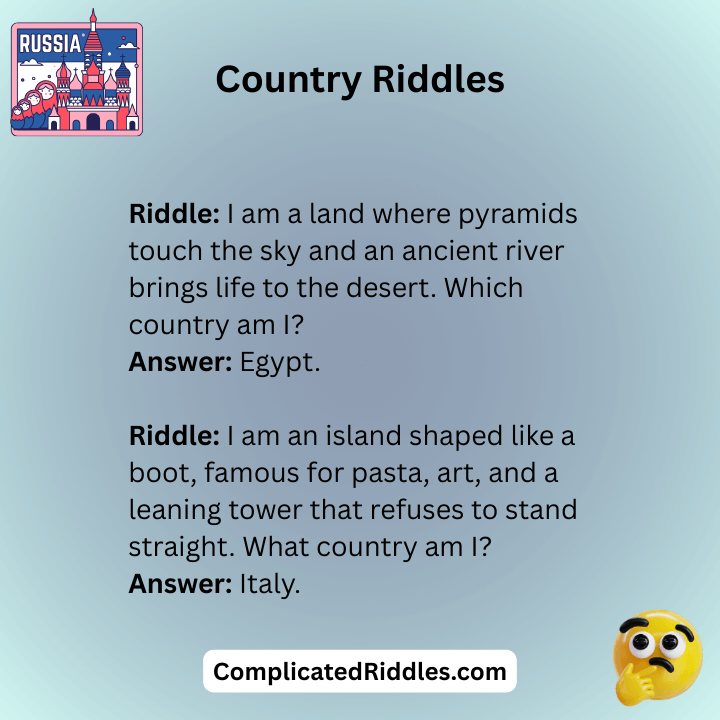 Country Riddles With Answers