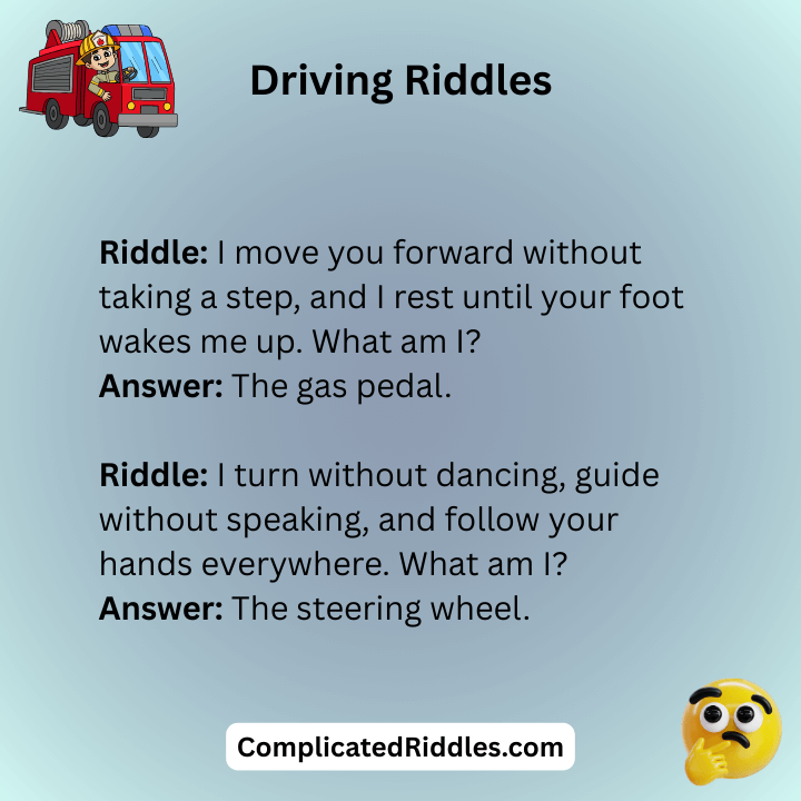 Driving Riddles