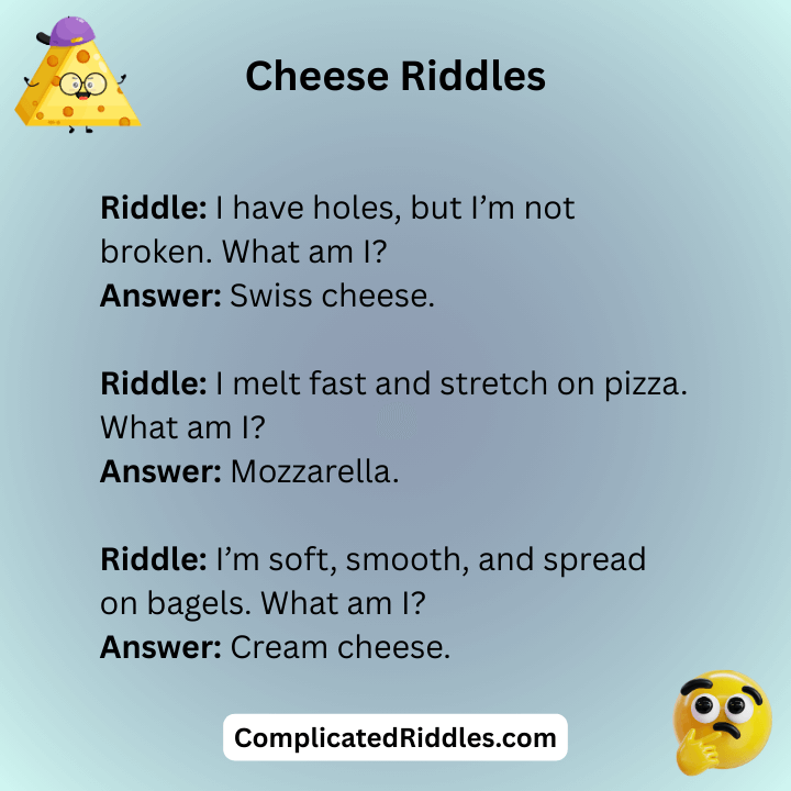Easy Cheese Riddles
