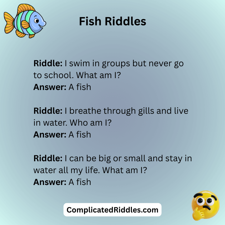 Fish Riddles