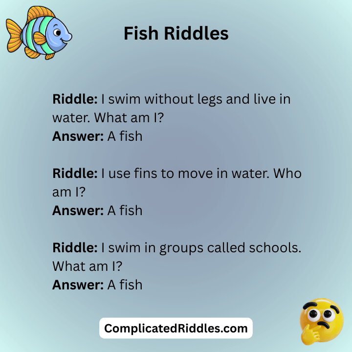 Fish Riddles With Answers