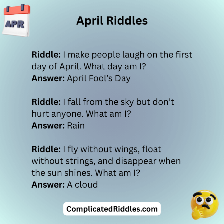 Funny April Riddles
