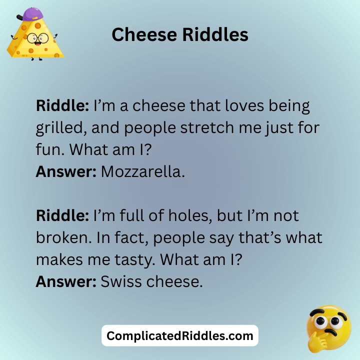 Funny Cheese Riddles