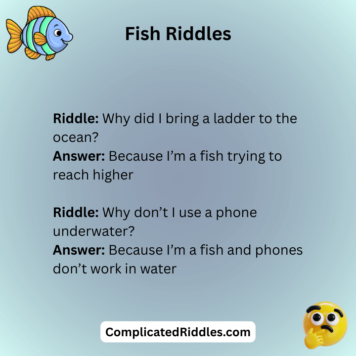 Funny Fish Riddles