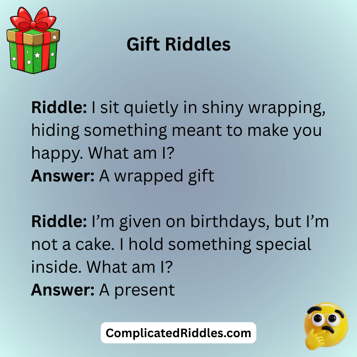 Gift Riddles