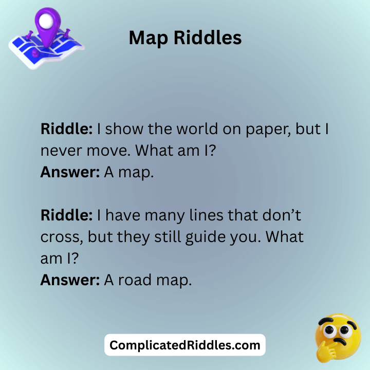 Map Riddles For Adults