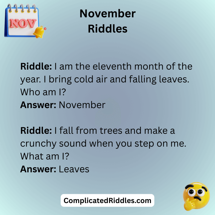 November Riddles