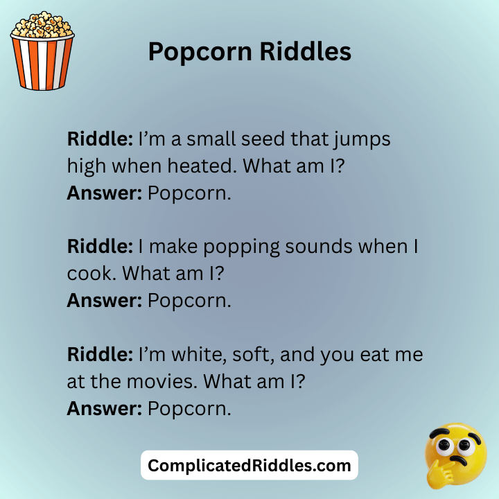 Popcorn Riddles