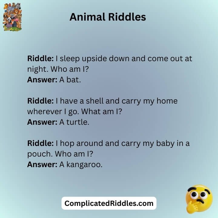Animal Riddles And Answers