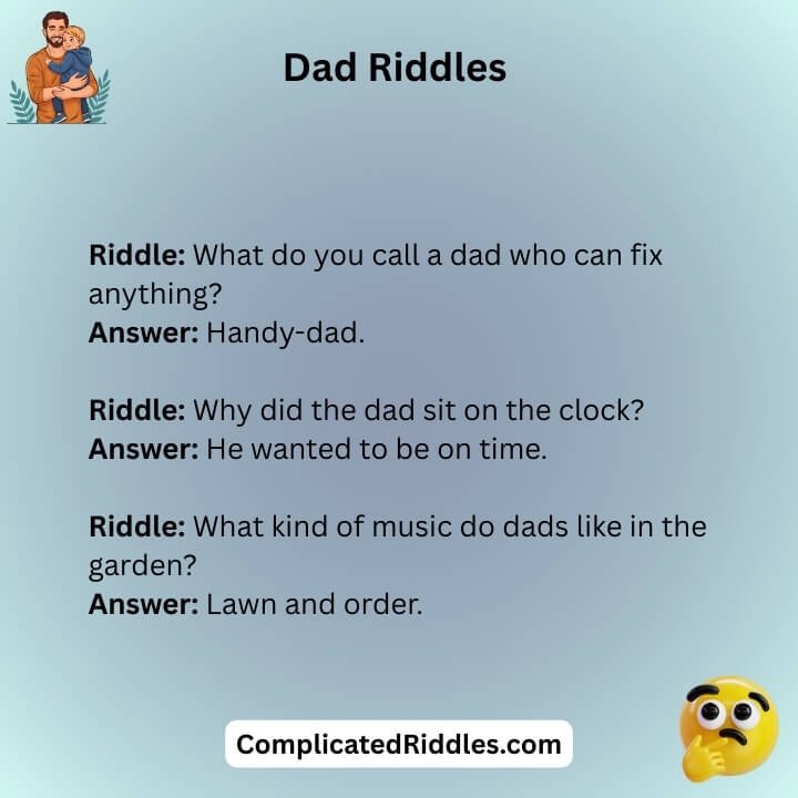 Best Dad Riddles