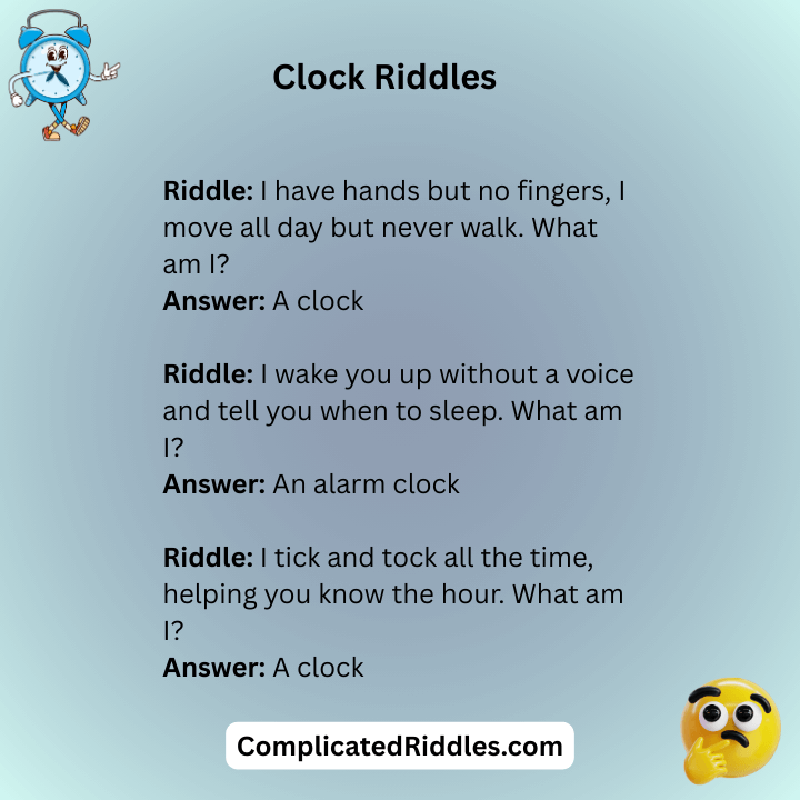 Clock Riddles