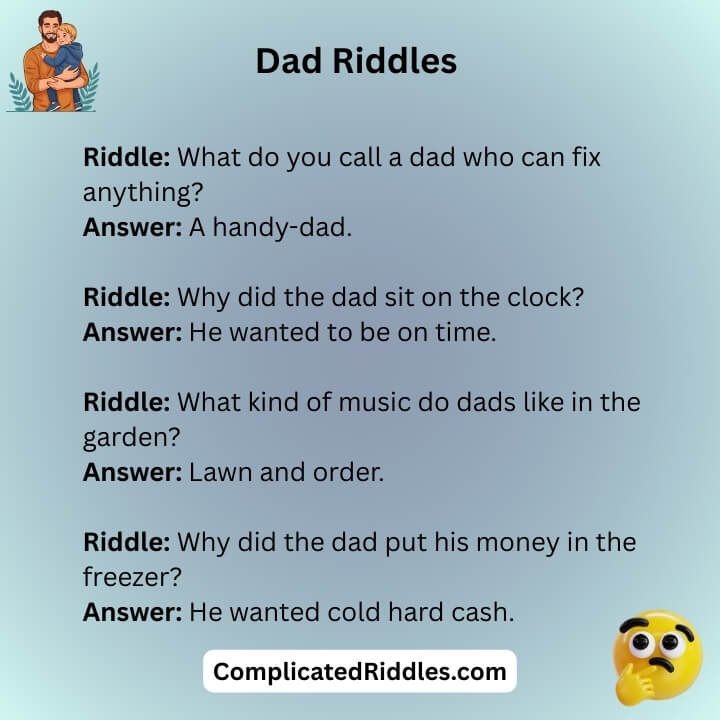 Dad Riddles