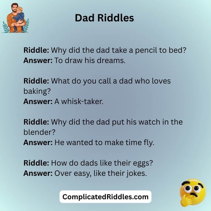 Dad Riddles Jokes