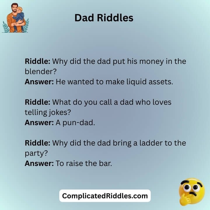 Dad Riddles With Answers