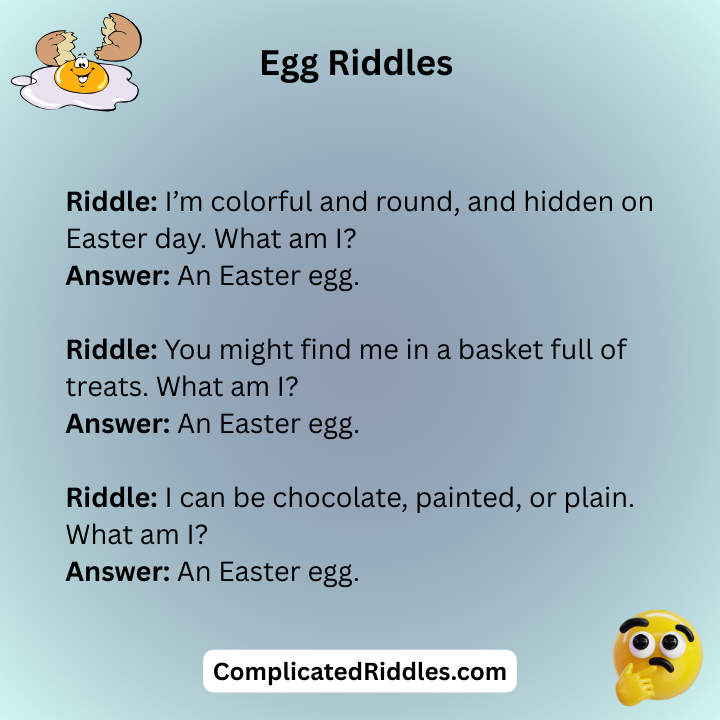 Easter Egg Riddles