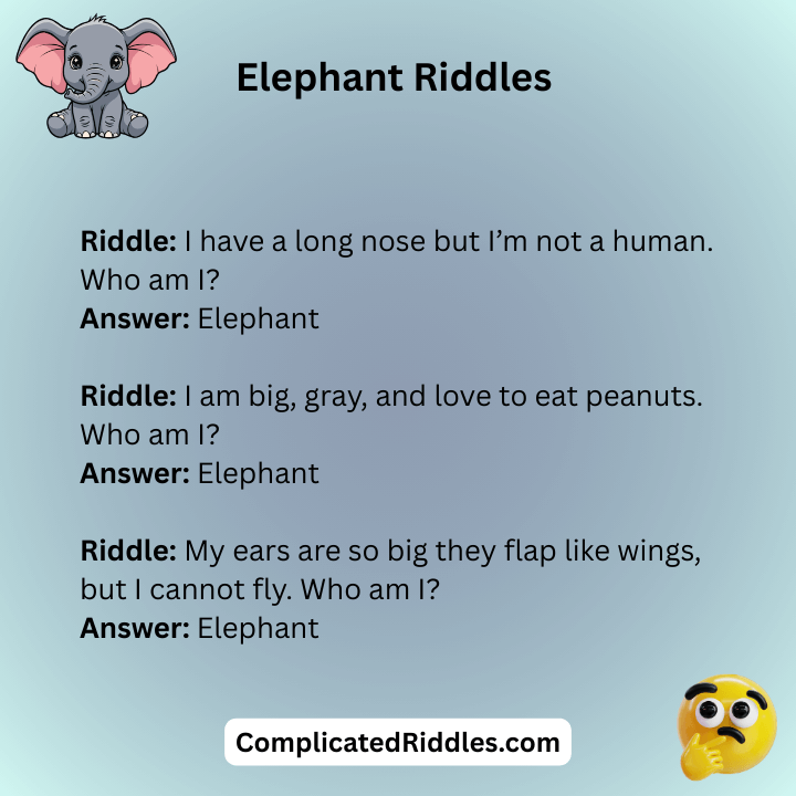 Elephant Riddles With Answers