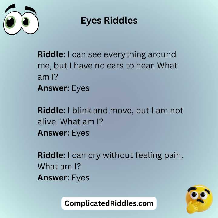 Eyes Riddles With Answers