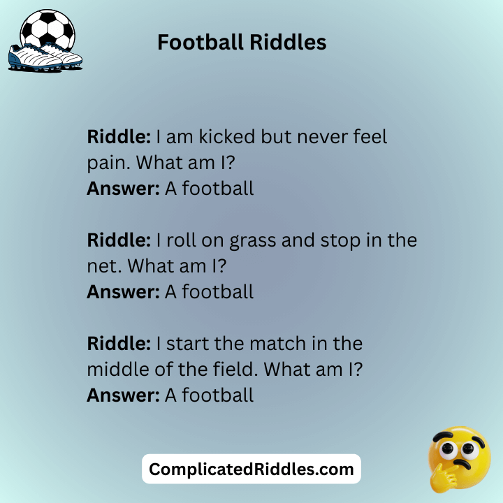 Football Riddles With Answers