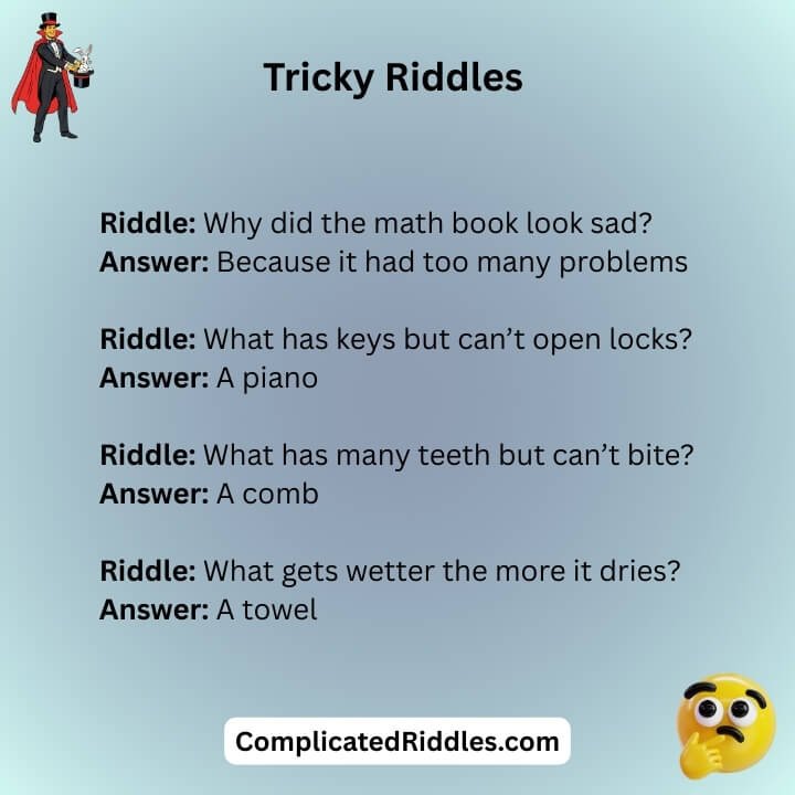 Funny And Tricky Riddles With Answers