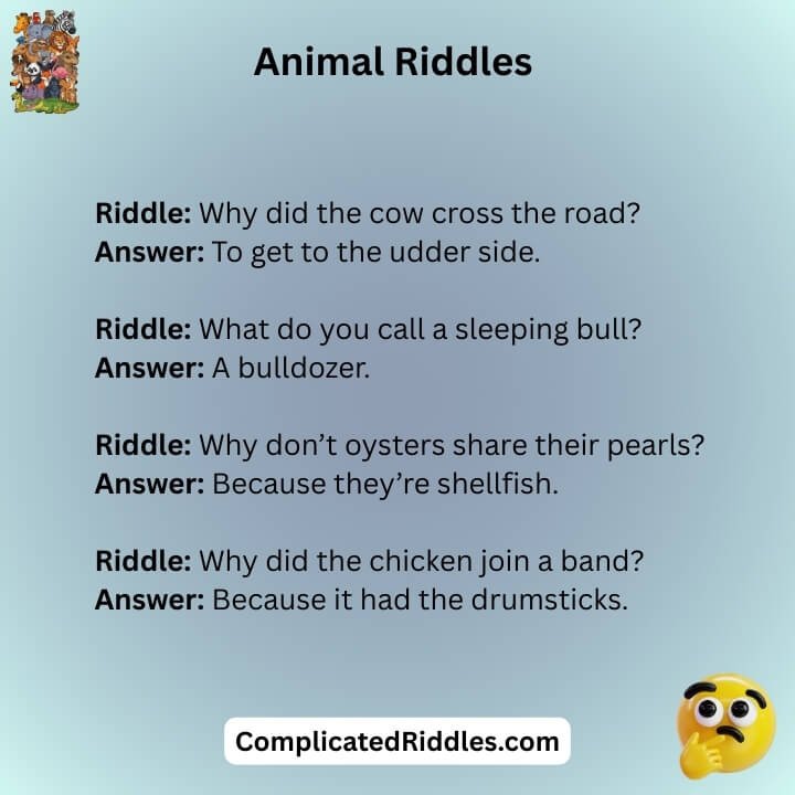 Funny Animal Riddles
