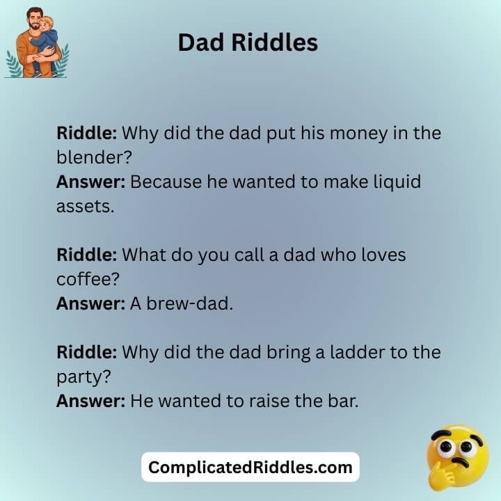 Funny Dad Riddles