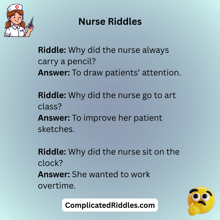 Funny Nurse Riddles
