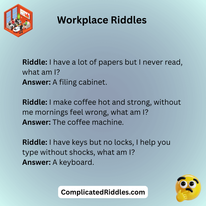 Funny Workplace Riddles