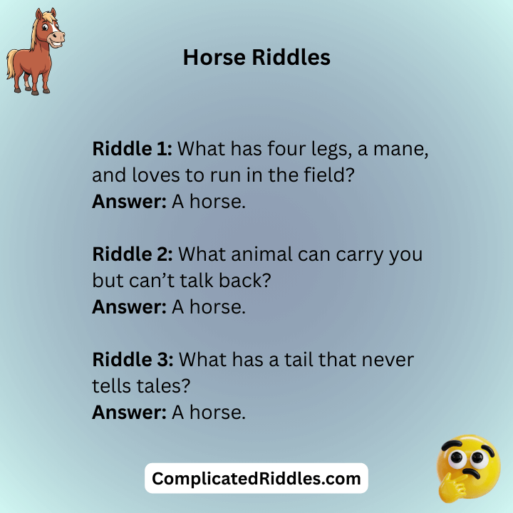 Horse Riddles