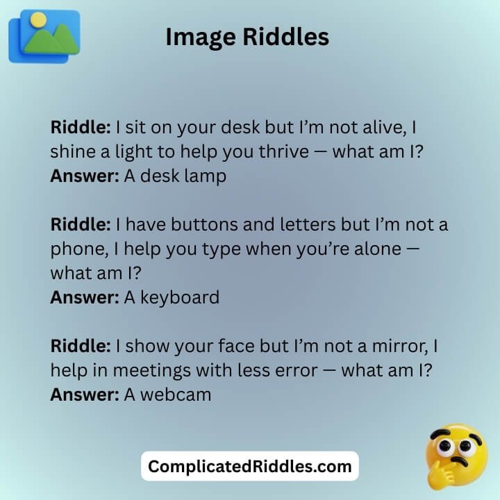 Image Riddles For Office Games