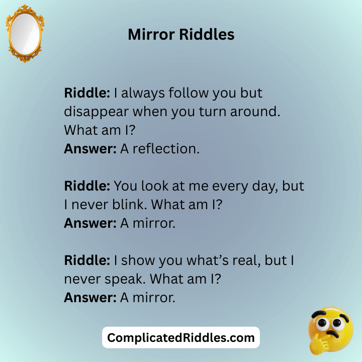 Mirror Riddles