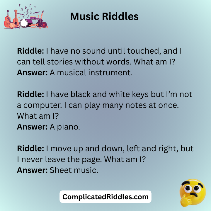 Music Riddles Hard