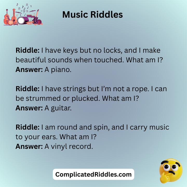Music Riddles With Answers