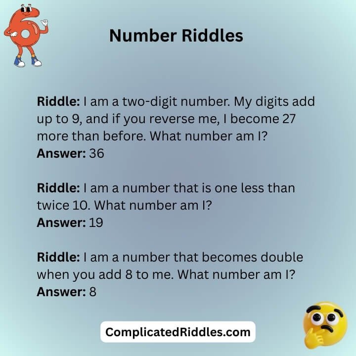Mystery Number Riddles