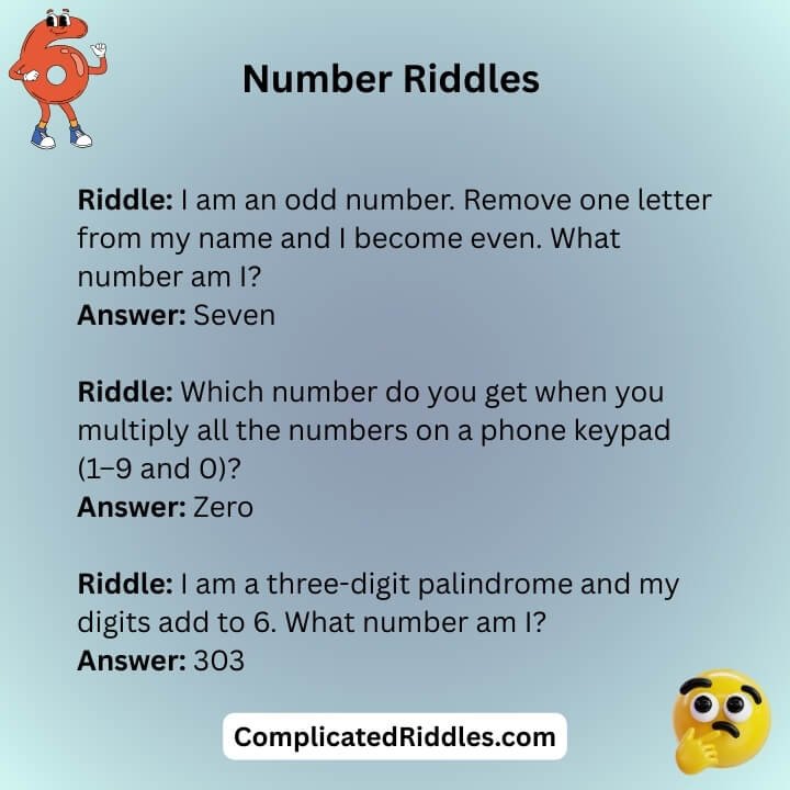 Number Riddles And Answers