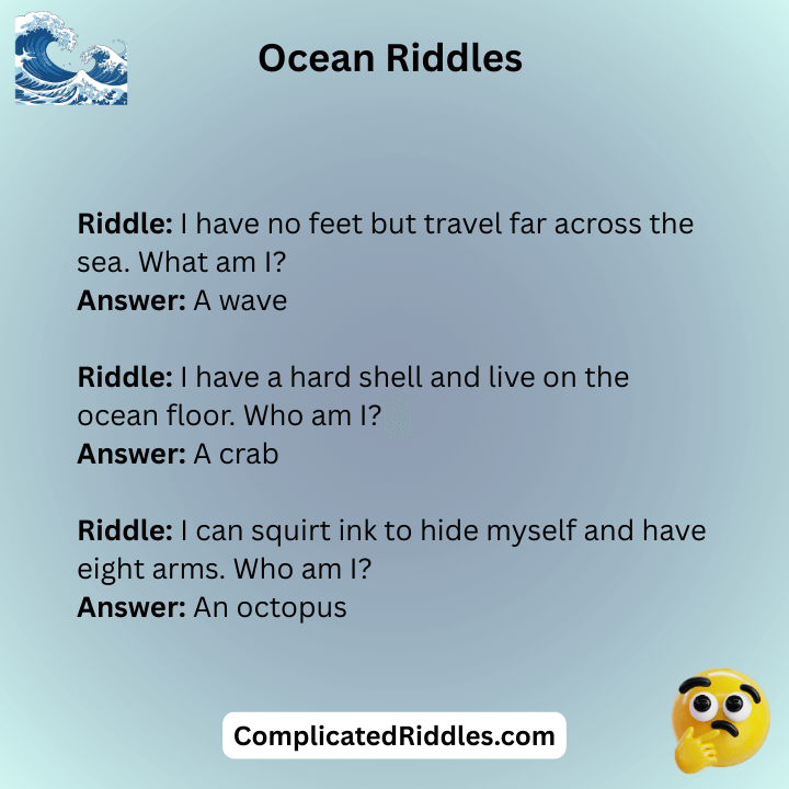Ocean Riddles With Answers
