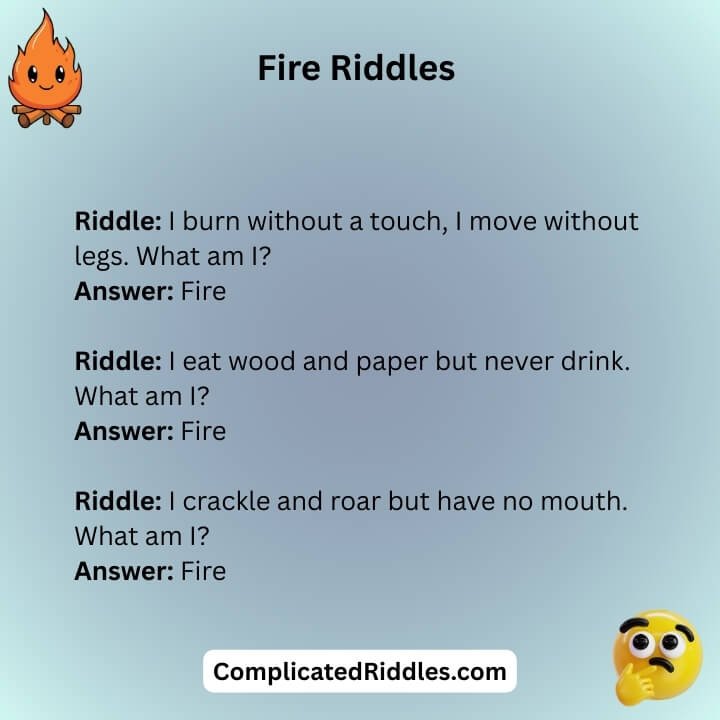 Quick Fire Riddles