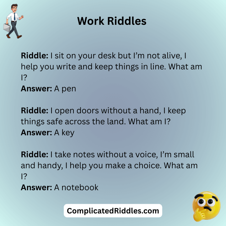 Riddle For Work