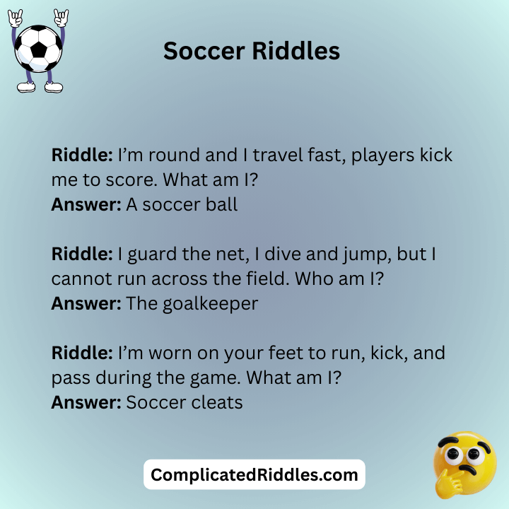 Soccer Riddles And Answers