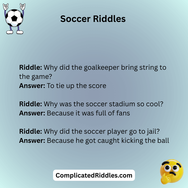Soccer Riddles And Jokes