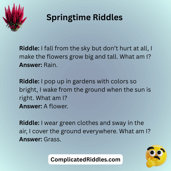 Springtime Riddles And Jokes
