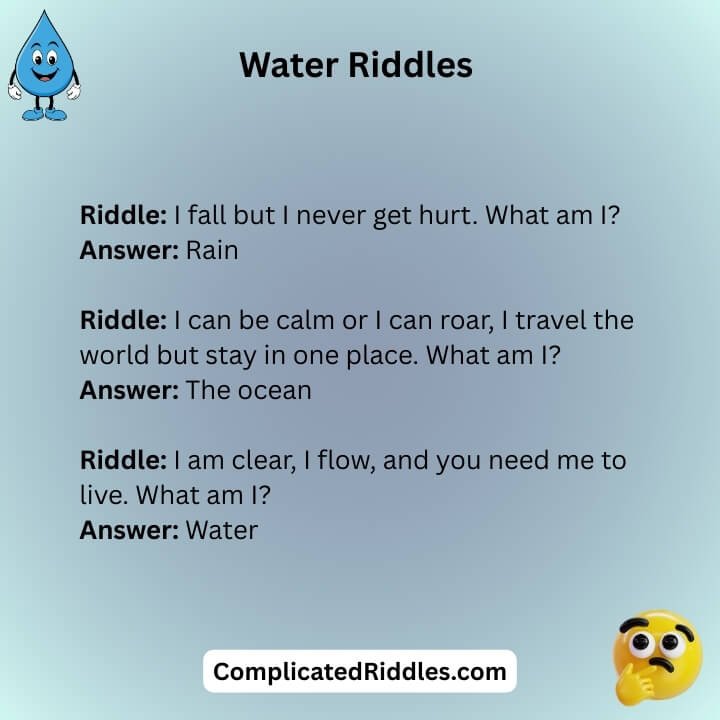 Water Riddles