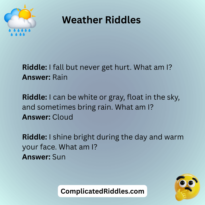 Weather Riddles